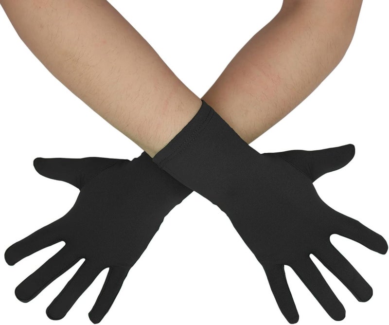 Sheface Stretchy Spandex Costume Gloves - Men's & Women's Banquet Party Wedding Gloves - Image 1